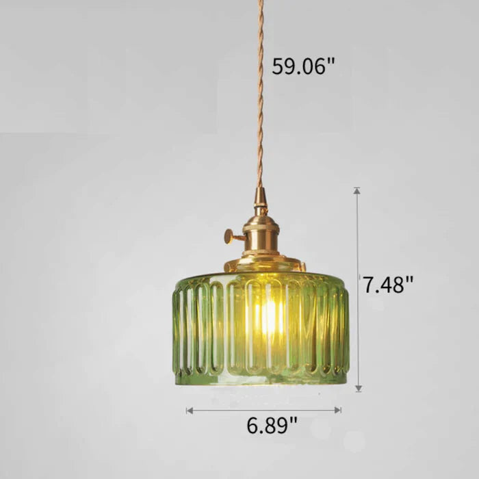 Lampadario in Vetro Creativo Vintage Nordico Unico