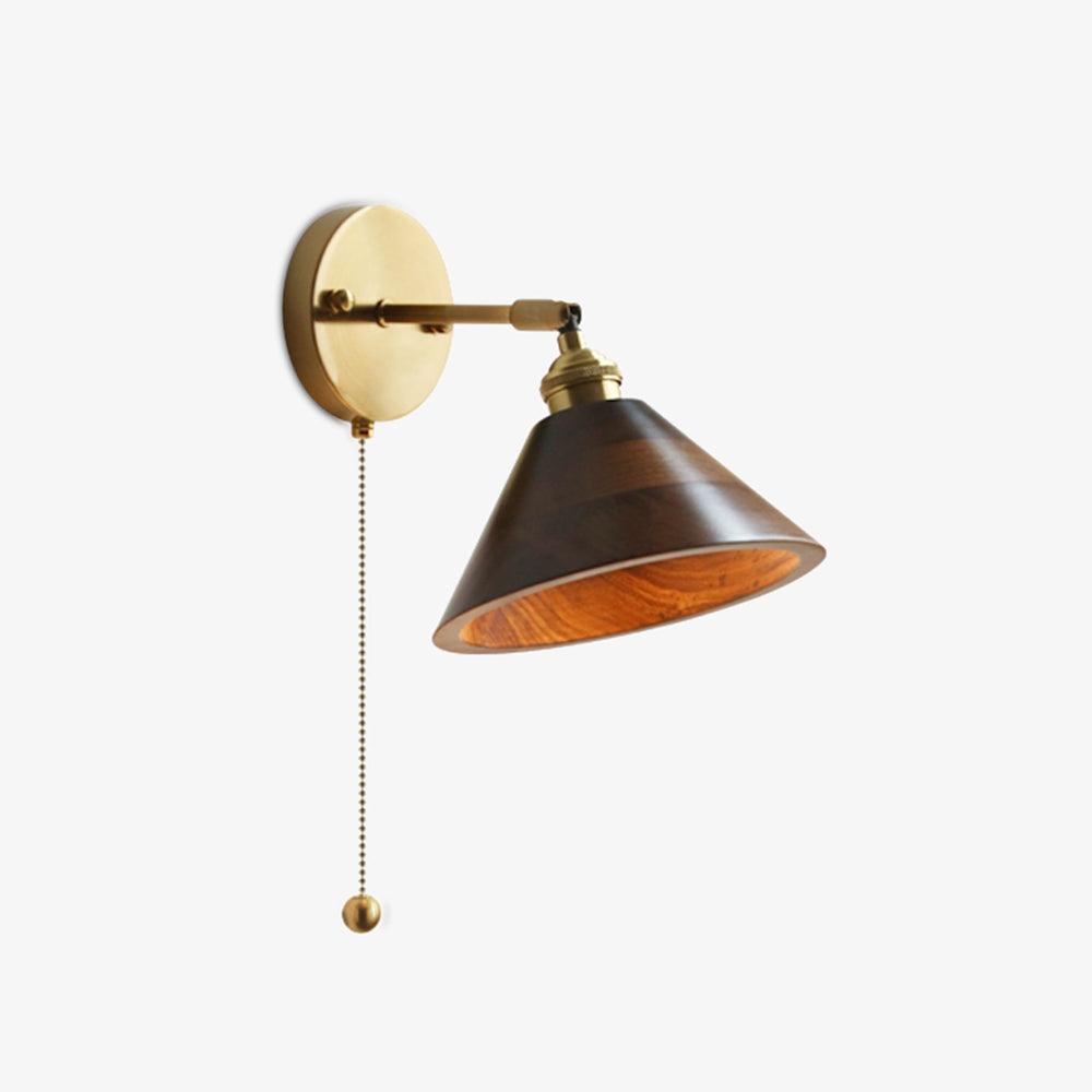 Eira Vintage Lampada da Parete con Interruttore a Catena