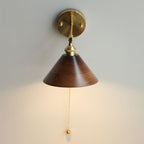 Eira Vintage Lampada da Parete con Interruttore a Catena