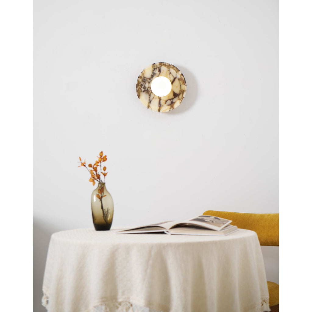 Lampada da Parete in Marmo Viola