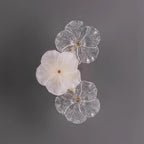 Givelle Applique Fiore Petalo Vetro Elegante