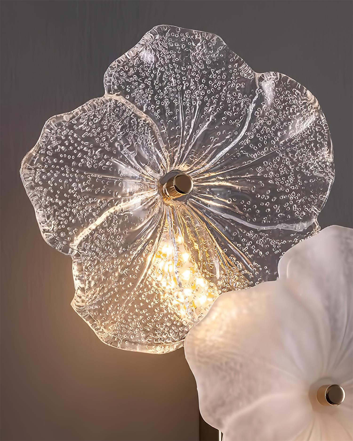 Givelle Applique Fiore Petalo Vetro Elegante
