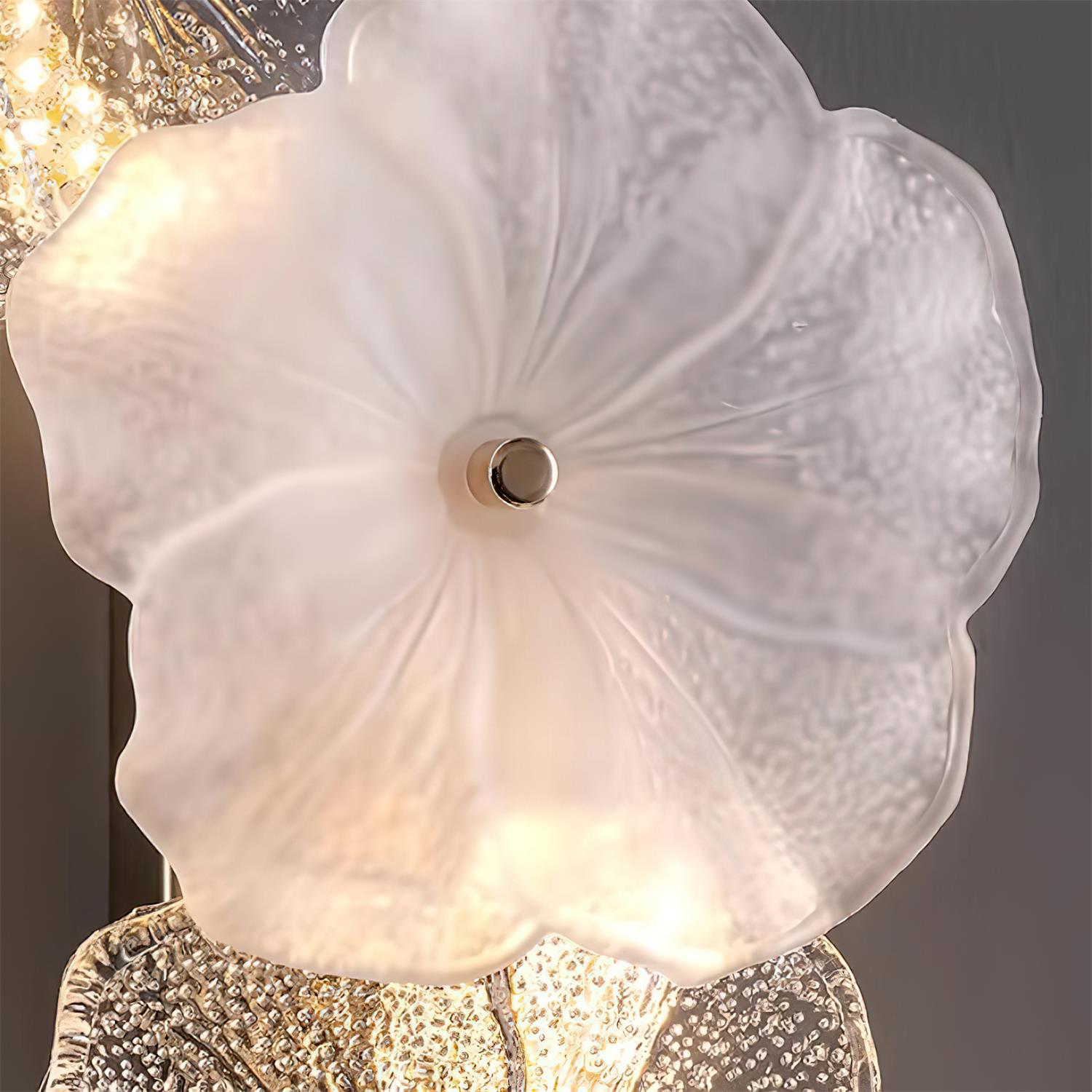 Givelle Applique Fiore Petalo Vetro Elegante