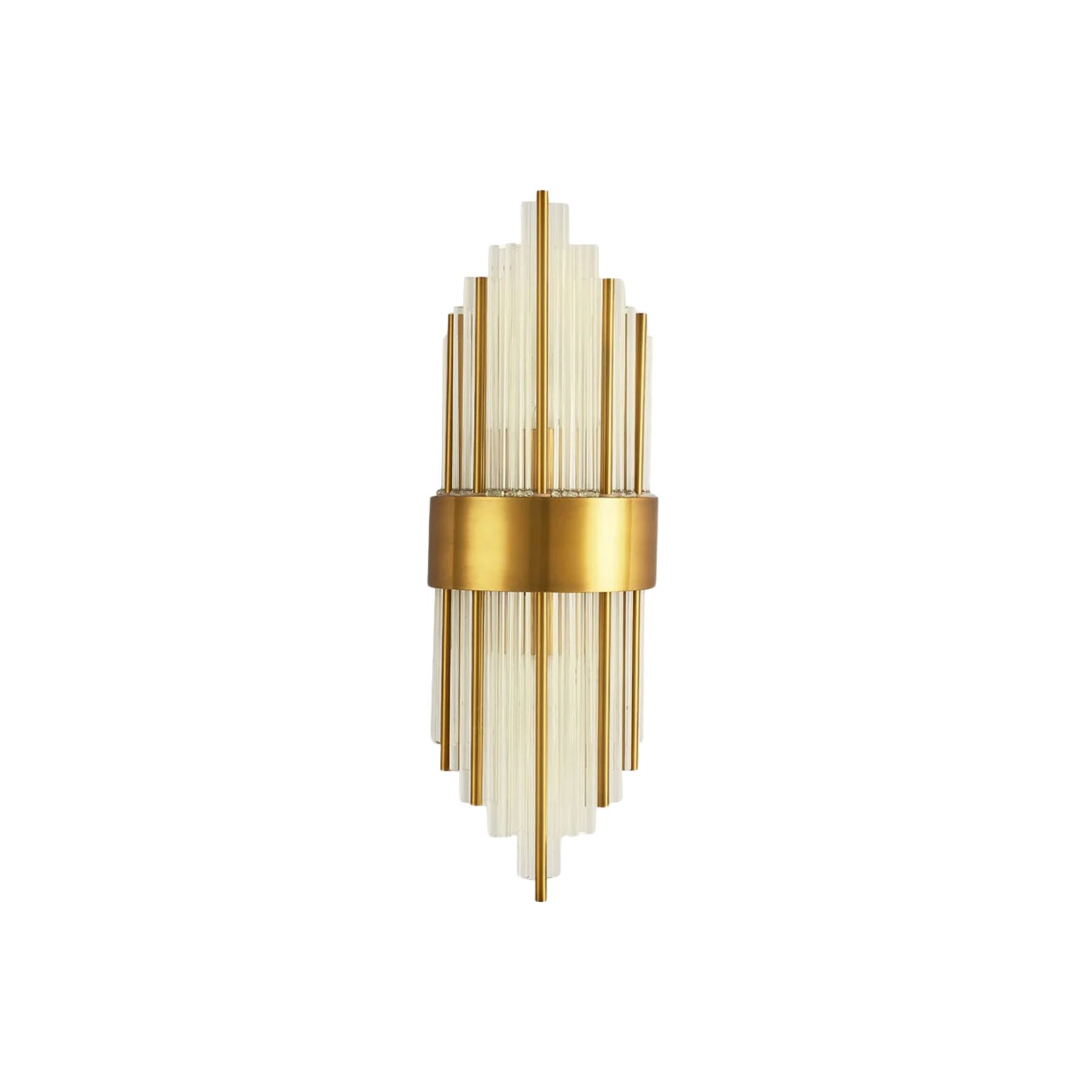Virlen Applique – Cristallo e Metallo – Oro – Moderno – Illuminazione d'Accento Elegante per Interni