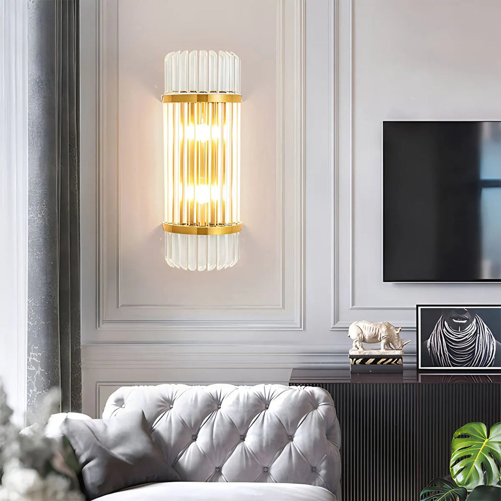 Virlen Applique – Cristallo e Metallo – Oro – Moderno – Illuminazione d'Accento Elegante per Interni