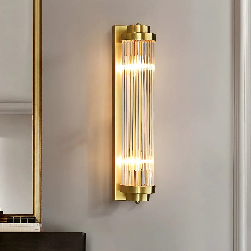 Virlen Applique – Cristallo e Metallo – Oro – Moderno – Illuminazione d'Accento Elegante per Interni