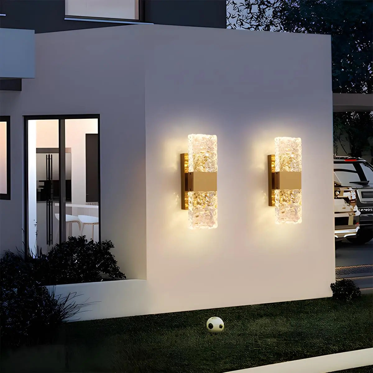 Virlen Applique – Cristallo e Metallo – Oro – Moderno – Illuminazione d'Accento Elegante per Interni
