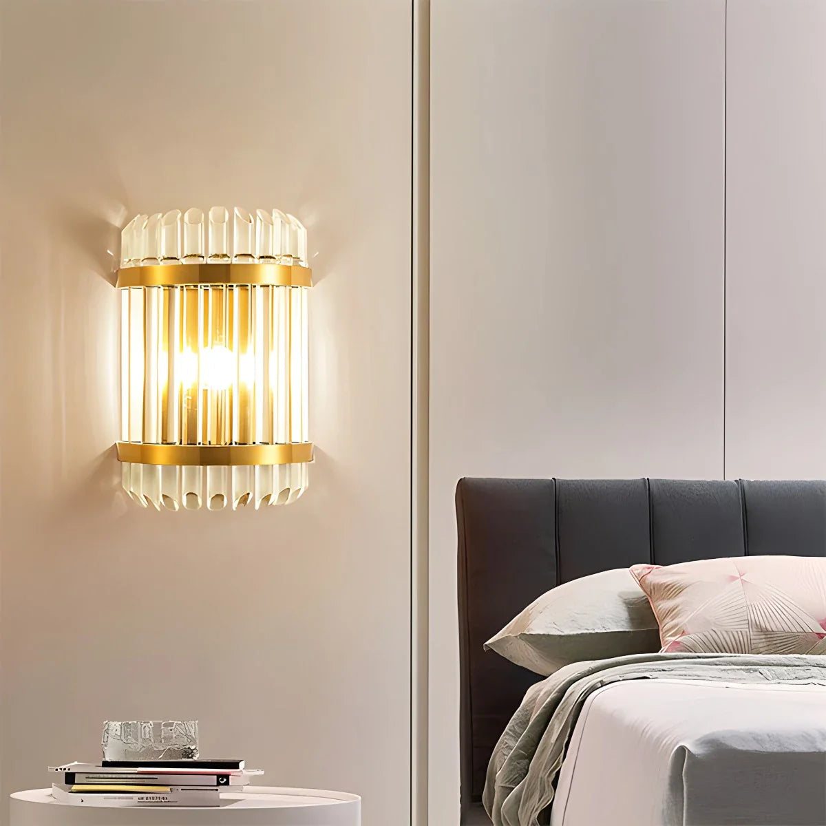 Virlen Applique – Cristallo e Metallo – Oro – Moderno – Illuminazione d'Accento Elegante per Interni