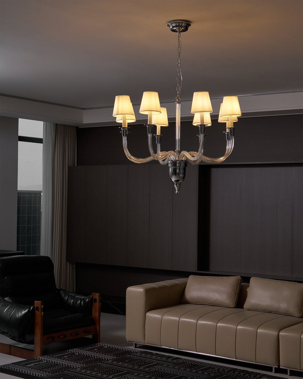 Lampadario in Cristallo di Lusso Postmoderno Syvinor