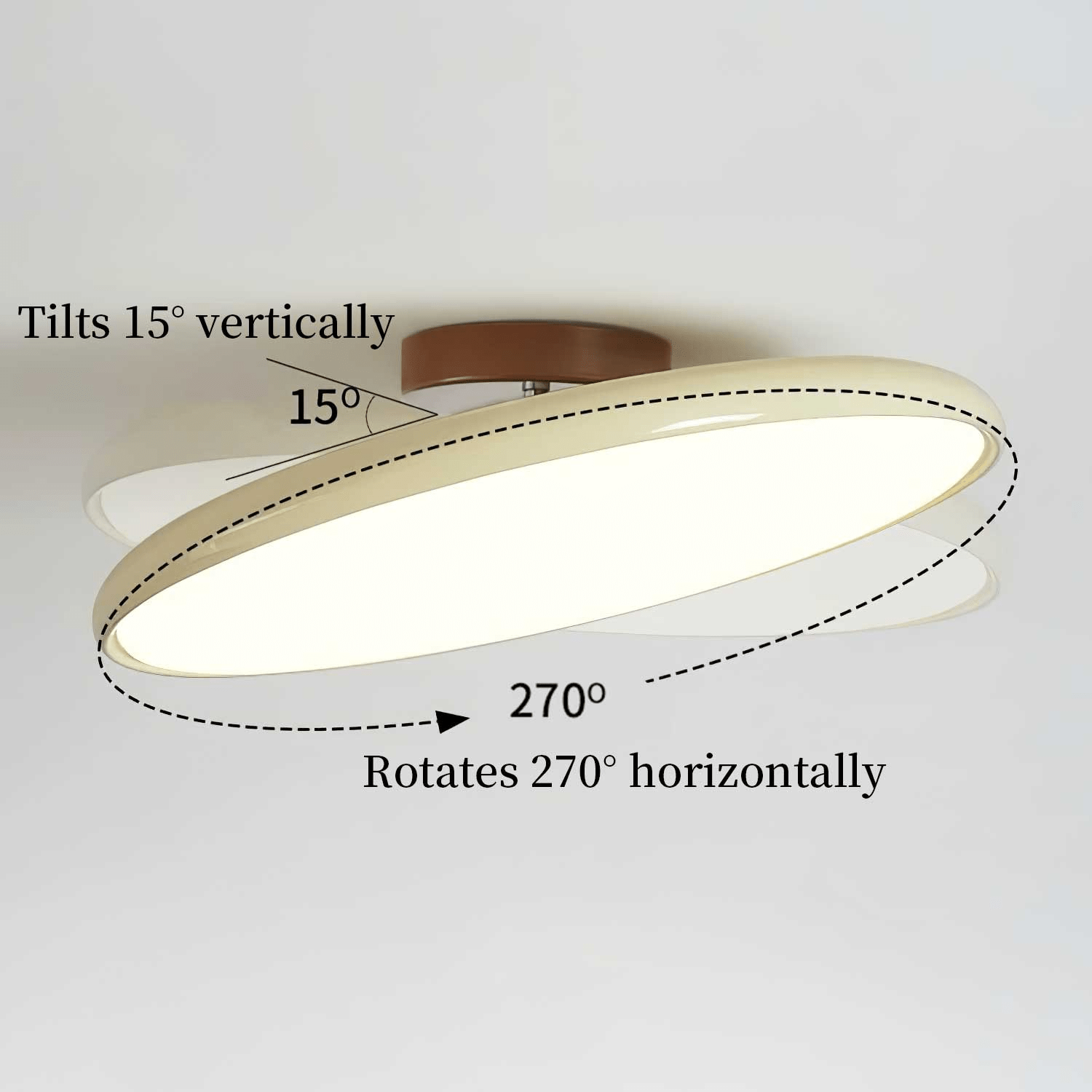 Fyne Lampada da Soffitto Regolabile Colorata per Camera da Letto