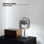 Lux Shine Lampada - Elegante lampada da scrivania in vetro elettroplaccato per illuminazione ambientale