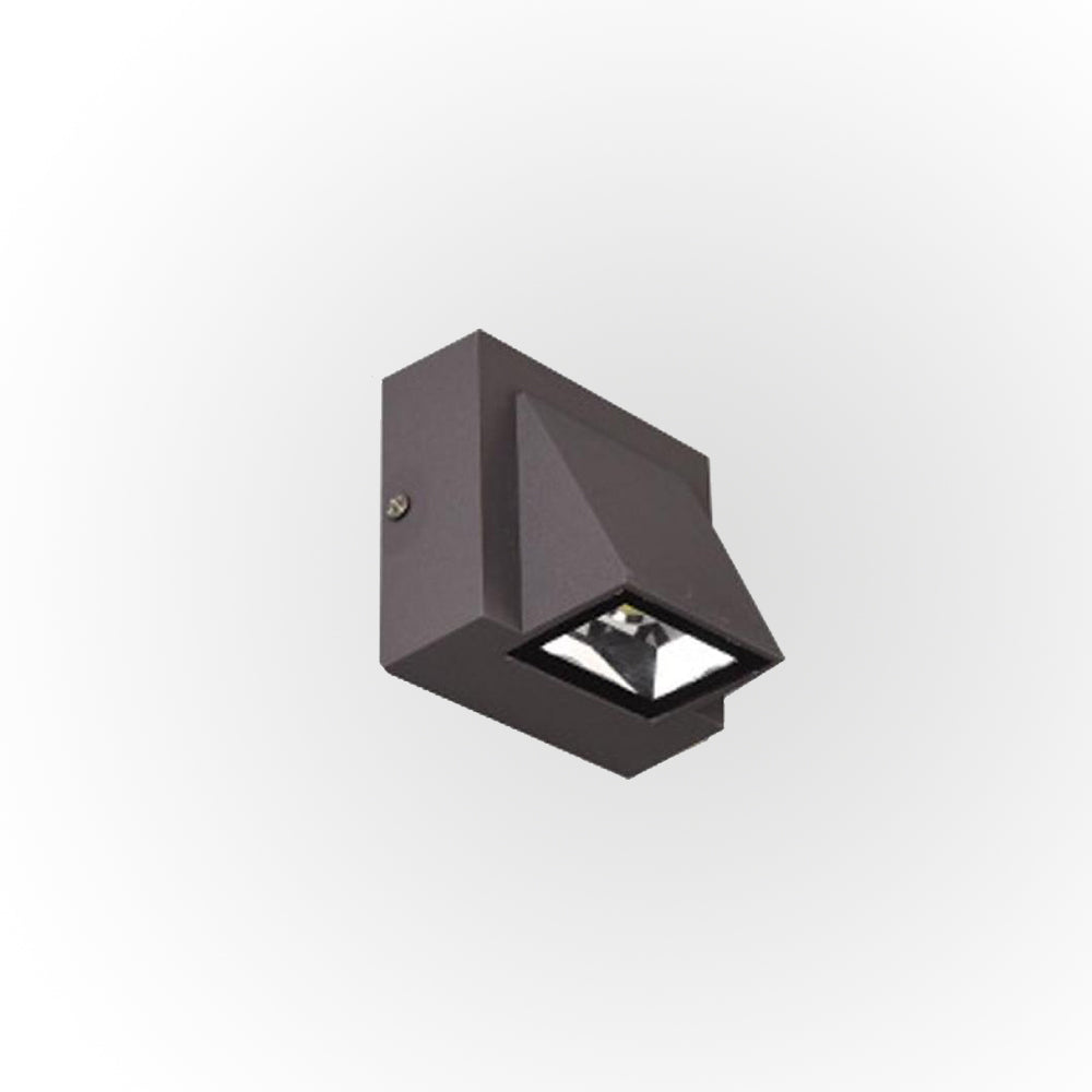 Lampada da Parete Esterno a LED Vexto Nera Moderna
