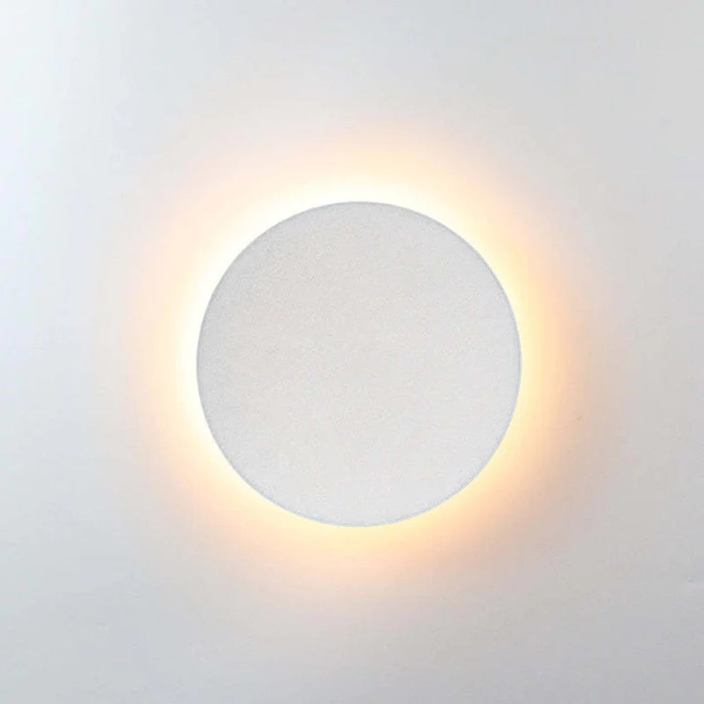 Klyne Minimalist Lampada da Parete Esterno Rotonda/Quadrata LED, Nera/Bianca