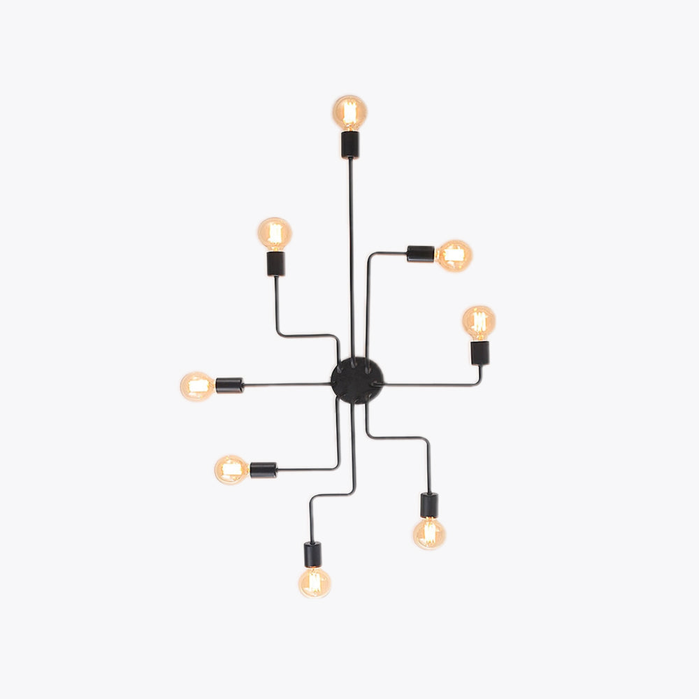 Lampada da Soffitto Nera Industriale Minimalista Moderna Vintage Arisha