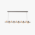 Lampadario Vintage LED Epoch in Metallo Nero per Sala da Pranzo/Soggiorno/Bar