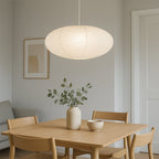 Wysalune | Lampada a sospensione in carta di cotone giapponese Wabi-Sabi