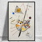 Quadro – Stampa su tela – Geometria astratta – Multicolore – 80×120 cm – Design moderno per soggiorno