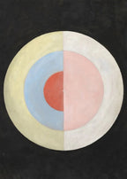 Quadro – Stampa su tela – Arte astratta – Multicolore – Rettangolo verticale – Ispirazione Hilma Af Klint