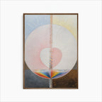 Quadro – Stampa su tela – Arte astratta – Multicolore – Rettangolo verticale – Ispirazione Hilma Af Klint
