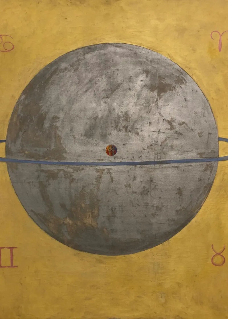 Quadro – Stampa su tela – Arte astratta – Multicolore – Rettangolo verticale – Ispirazione Hilma Af Klint