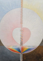 Quadro – Stampa su tela – Arte astratta – Multicolore – Rettangolo verticale – Ispirazione Hilma Af Klint
