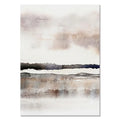 Quadro – Stampa su tela – Paesaggio astratto in arancione – 60×90 cm – Design moderno per il soggiorno