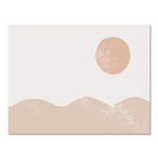 Quadro – Stampa su tela – Beige – 50×70 cm – Sole Geometrico Boho