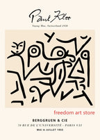 Quadro da parete – Stampa su tela – Colorato – 50×70 cm – Motivo artistico moderno di cane e gatto