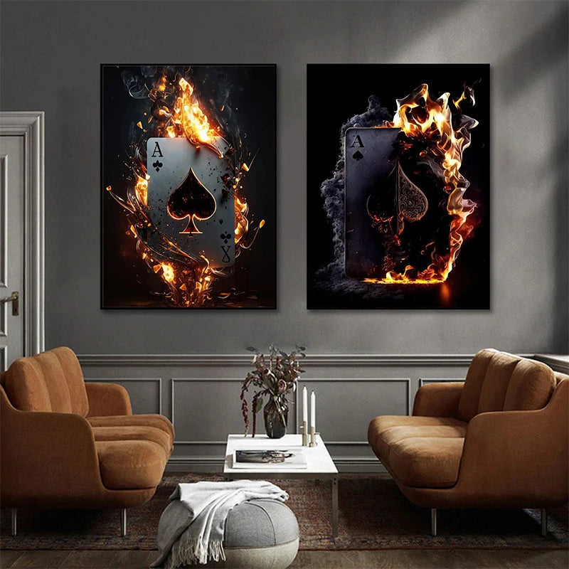 Quadro da parete – Stampa su tela – Colorato – 60×90 cm – Design astratto moderno per soggiorno
