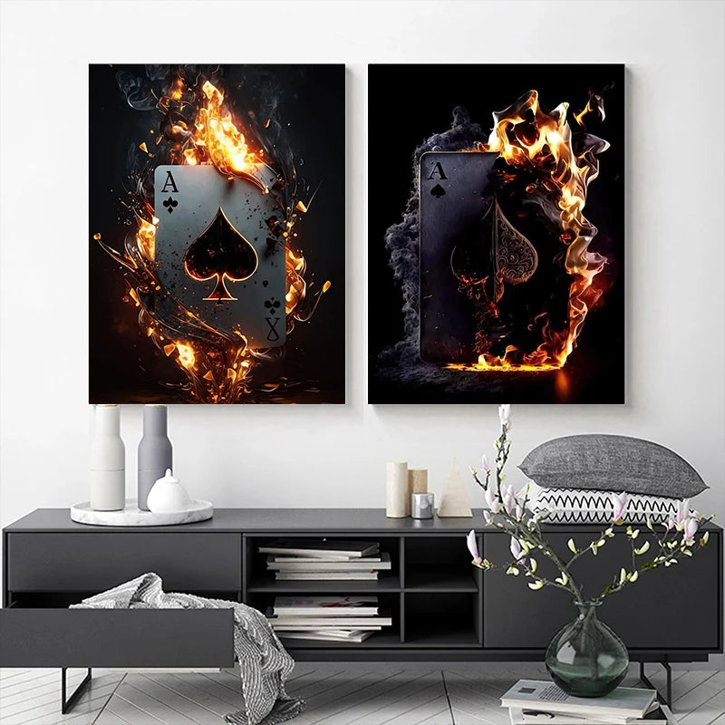 Quadro da parete – Stampa su tela – Colorato – 60×90 cm – Design astratto moderno per soggiorno