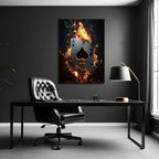 Quadro da parete – Stampa su tela – Colorato – 60×90 cm – Design astratto moderno per soggiorno