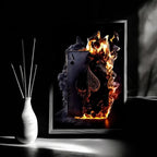 Quadro da parete – Stampa su tela – Colorato – 60×90 cm – Design astratto moderno per soggiorno