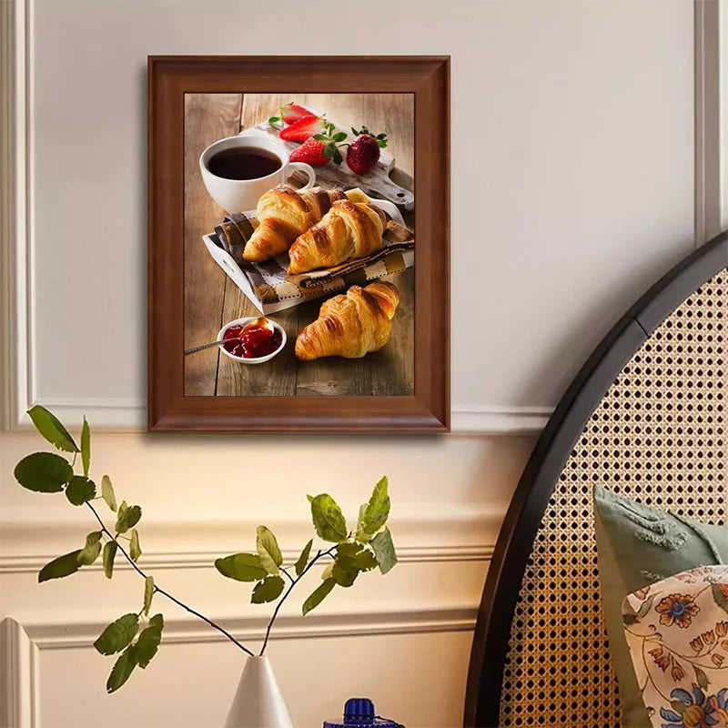 Quadro da parete – Stampa su tela – Motivo caffè – 60×80 cm – Moderno e Stile