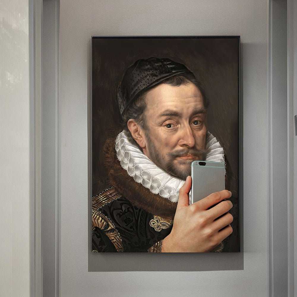 Quadro da parete – Stampa su tela – Motivi divertenti con rossetto – Stampe colorate – 60×90 cm – Arte da parete elegante per il soggiorno