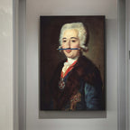 Quadro da parete – Stampa su tela – Motivi divertenti con rossetto – Stampe colorate – 60×90 cm – Arte da parete elegante per il soggiorno