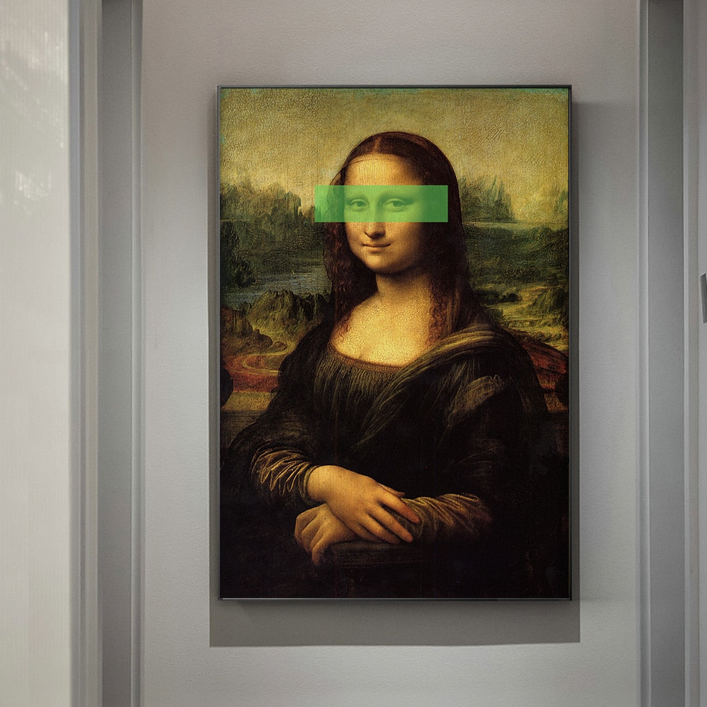 Quadro da parete – Stampa su tela – Motivi divertenti con rossetto – Stampe colorate – 60×90 cm – Arte da parete elegante per il soggiorno
