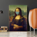 Quadro da parete – Stampa su tela – Motivi divertenti con rossetto – Stampe colorate – 60×90 cm – Arte da parete elegante per il soggiorno
