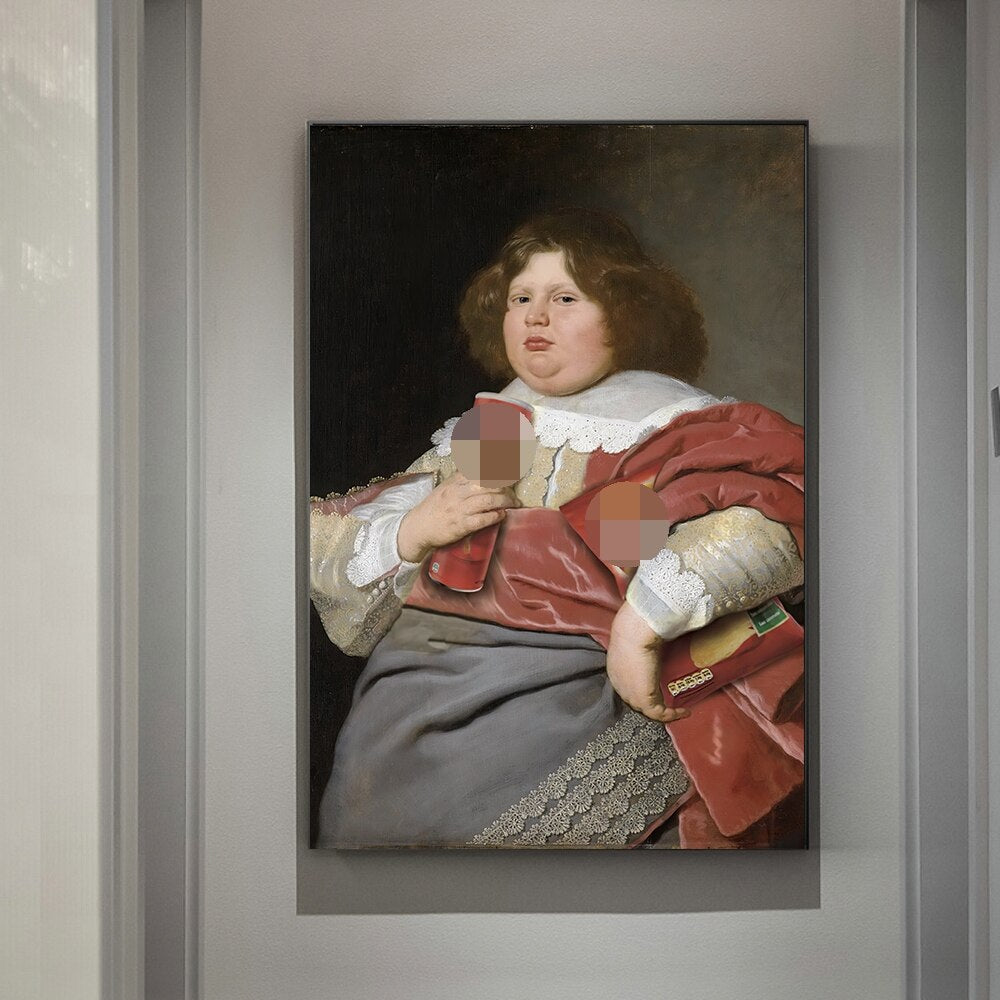 Quadro da parete – Stampa su tela – Motivi divertenti con rossetto – Stampe colorate – 60×90 cm – Arte da parete elegante per il soggiorno