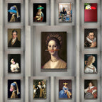 Quadro da parete – Stampa su tela – Motivi divertenti con rossetto – Stampe colorate – 60×90 cm – Arte da parete elegante per il soggiorno