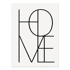 Quadro da parete – Stampa su tela – Nero Beige – 50×70 cm – Geometria astratta per il soggiorno