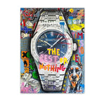 Arte murale – Stampa su tela graffiti – Aspetto graffiti colorato – Dimensione standard – Design moderno per accenti creativi
