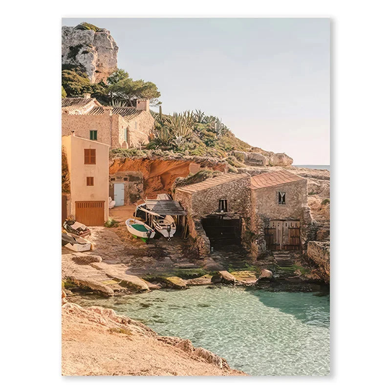 Arte da parete – Tela – Limoni – Verticale – Natura morta moderna – Paesaggio urbano italiano