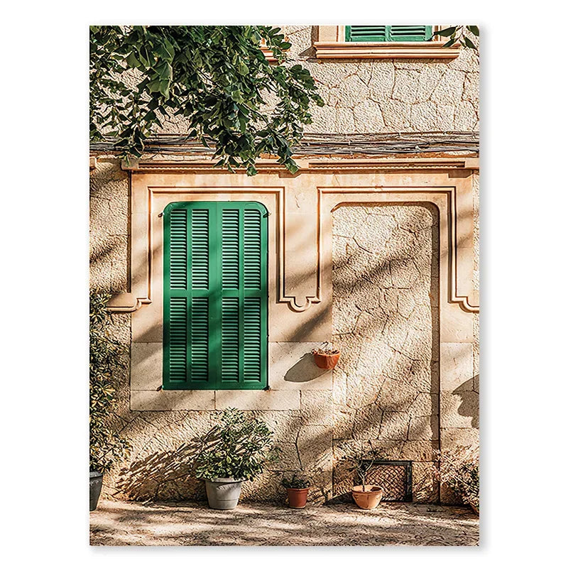 Arte da parete – Tela – Limoni – Verticale – Natura morta moderna – Paesaggio urbano italiano