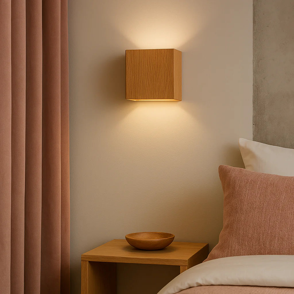 Moderna Semplice Lampada da Parete Cubica