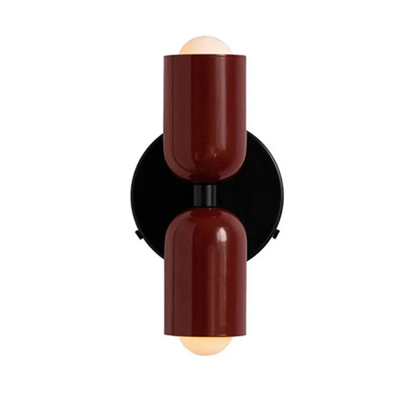 Lampada da parete – Vetro – Nero/Bianco – Ø 12 cm – Design moderno per interni eleganti