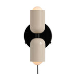Lampada da parete – Vetro – Nero/Bianco – Ø 12 cm – Design moderno per interni eleganti