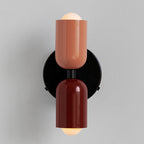 Lampada da parete – Vetro – Nero/Bianco – Ø 12 cm – Design moderno per interni eleganti
