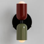Lampada da parete – Vetro – Nero/Bianco – Ø 12 cm – Design moderno per interni eleganti