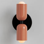Lampada da parete – Vetro – Nero/Bianco – Ø 12 cm – Design moderno per interni eleganti