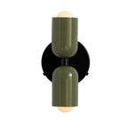 Lampada da parete – Vetro – Nero/Bianco – Ø 12 cm – Design moderno per interni eleganti